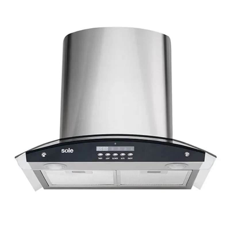 SOLE - Campana Extractora Negro Sole TURE82CO