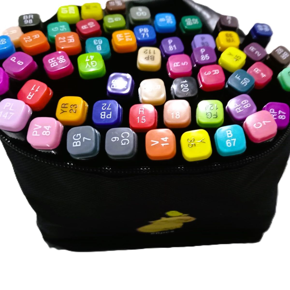 GENERICO - PLUMONES TOUCH  60 PIEZAS - DOBLE PUNTA