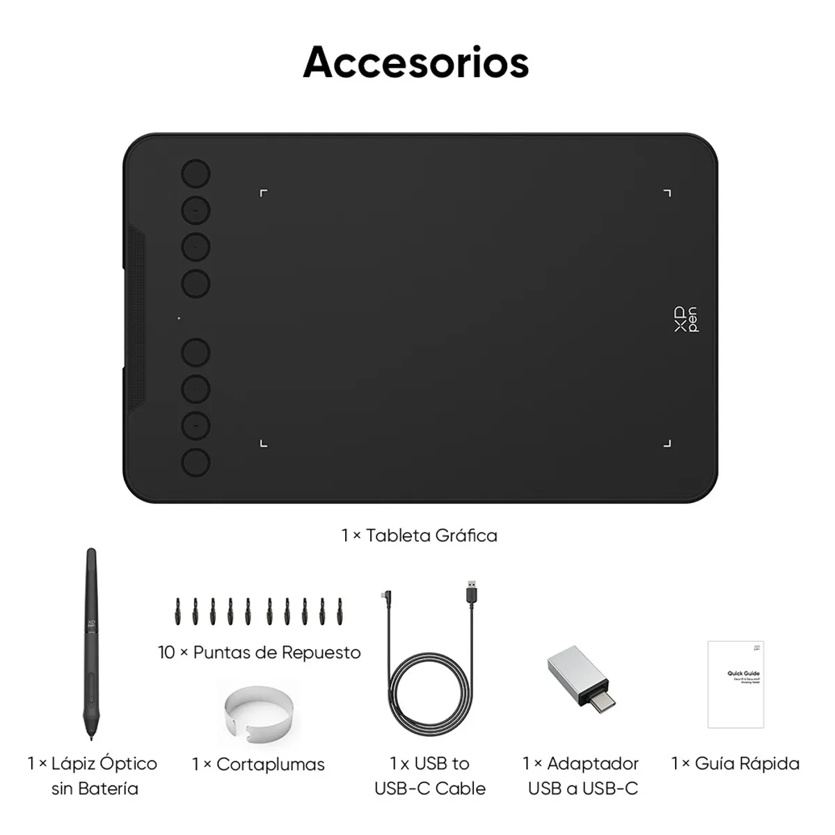 XP PEN - Tableta Grafica XP-PEN Deco Mini 7 V2 7x437 16K niveles precision