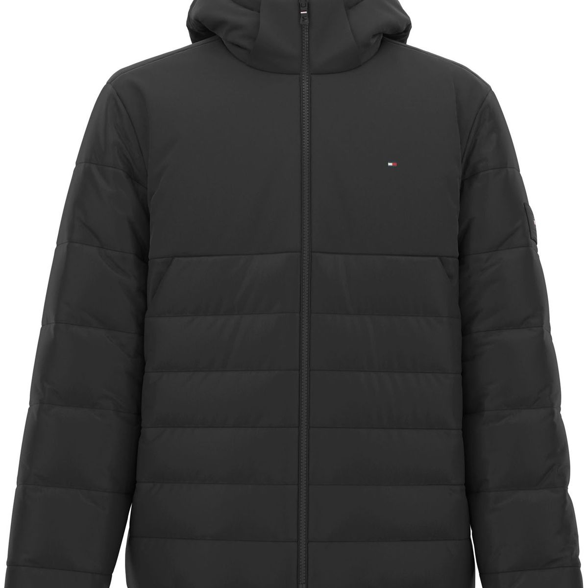 TOMMY HILFIGER - CASACA CL MIXED MEDIA HOODED JACKET