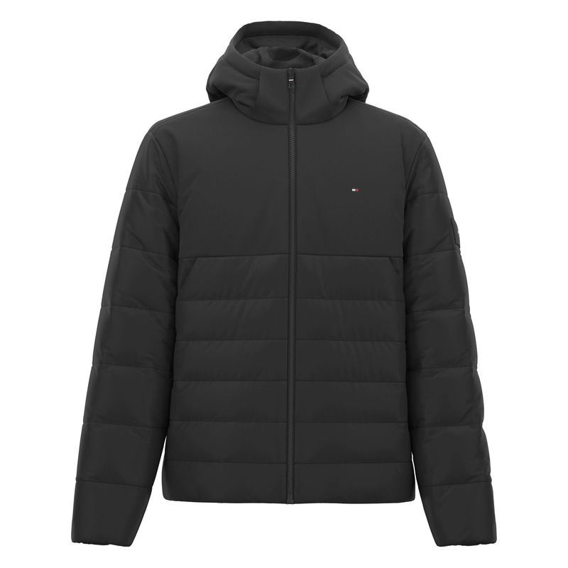 TOMMY HILFIGER - CASACA CL MIXED MEDIA HOODED JACKET