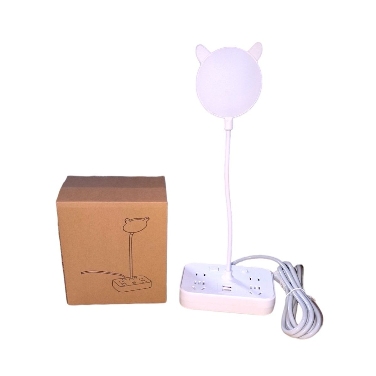 GENERICO - Lampara diseño Kawaii con extensión