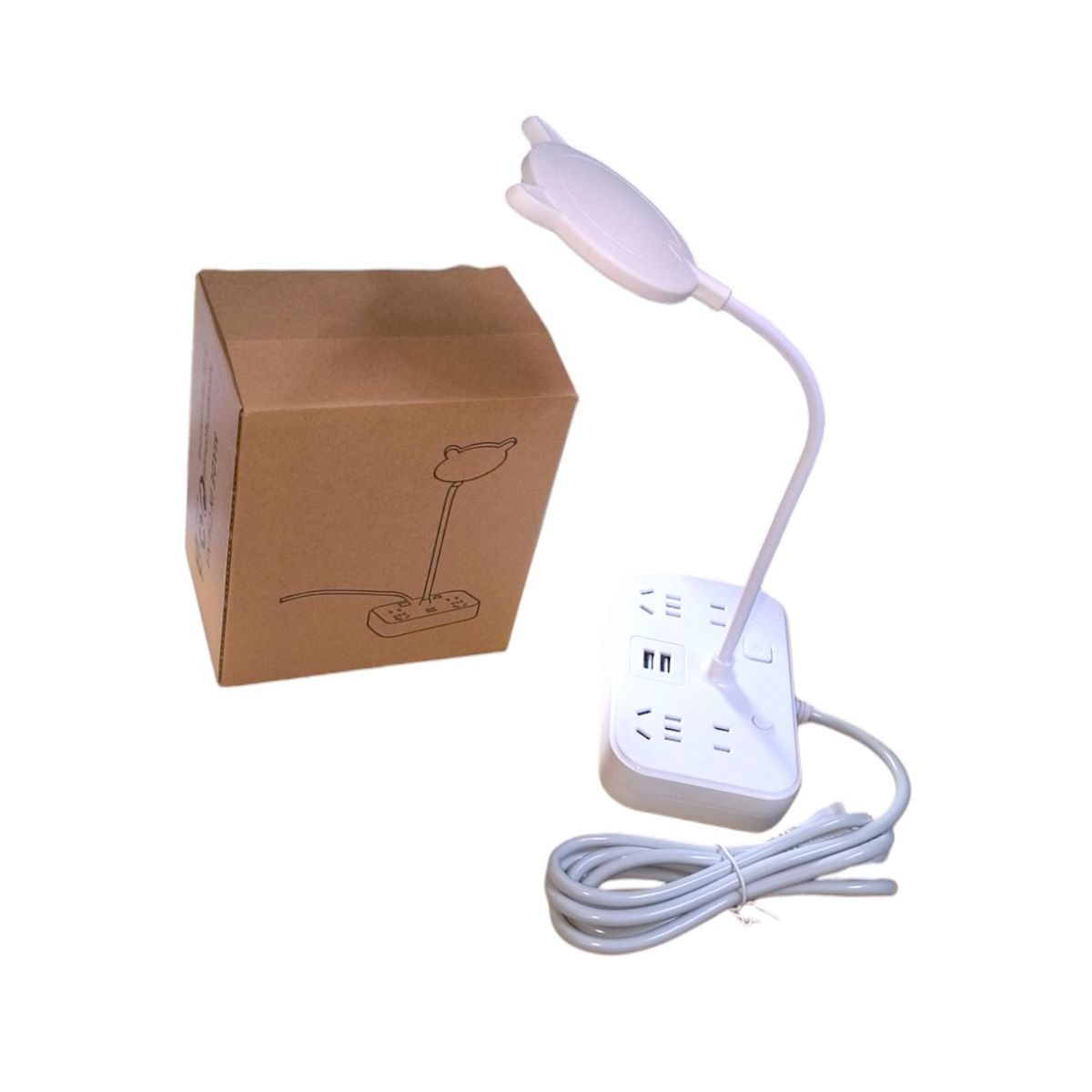 GENERICO - Lampara diseño Kawaii con extensión