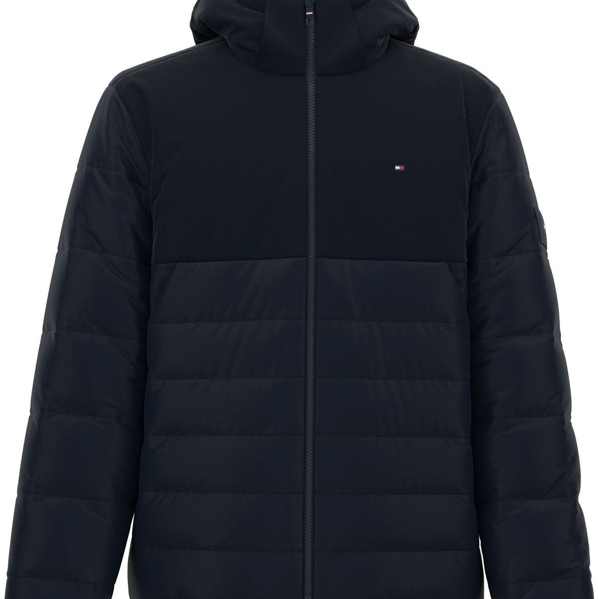 TOMMY HILFIGER - CASACA CL MIXED MEDIA HOODED JACKET