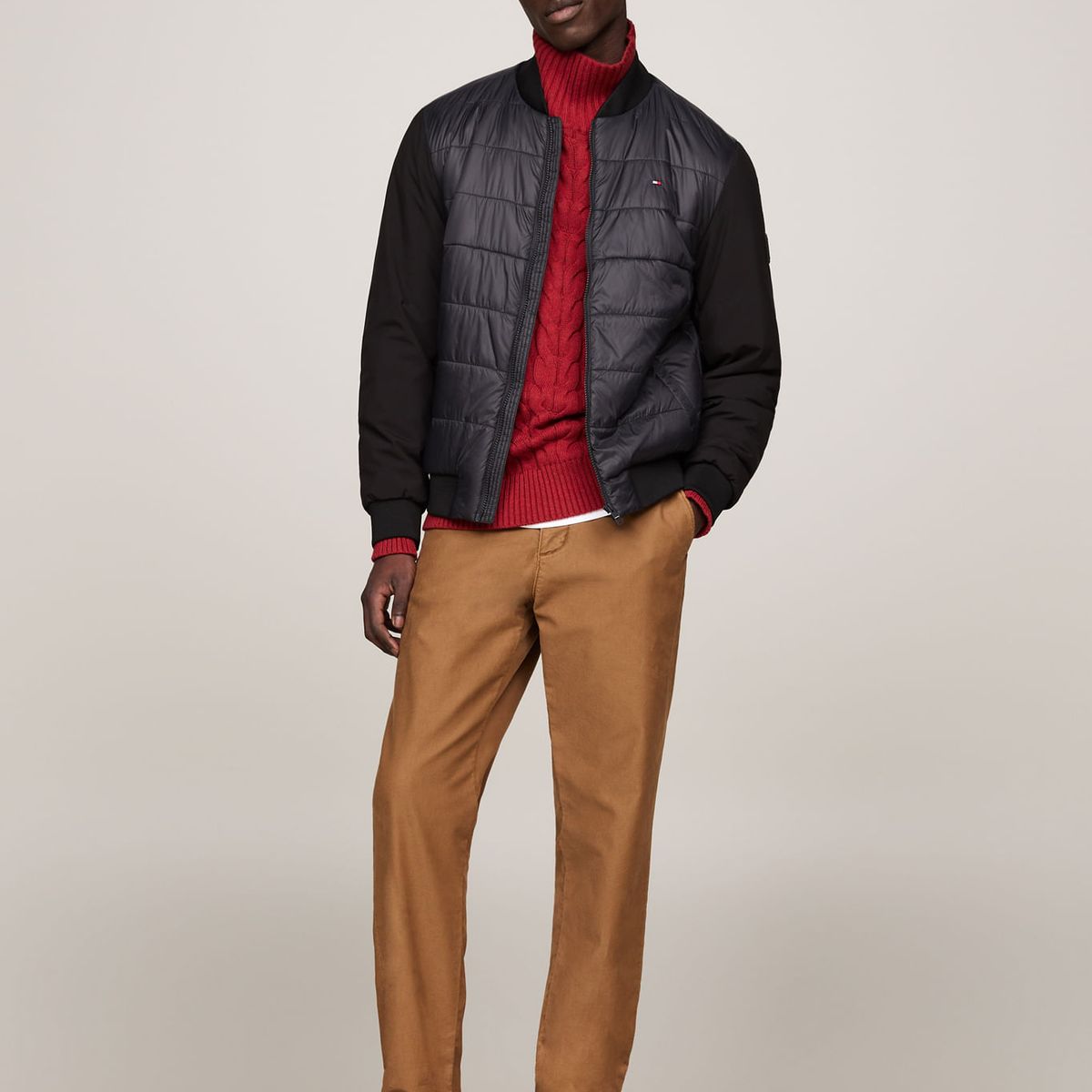 TOMMY HILFIGER - CASACA CL MIXED MEDIA BOMBER