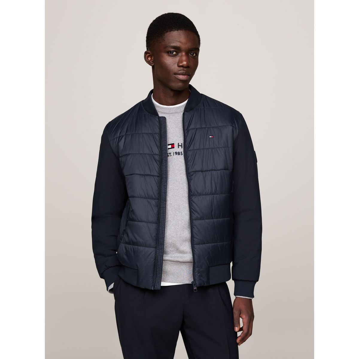 TOMMY HILFIGER - CASACA CL MIXED MEDIA BOMBER
