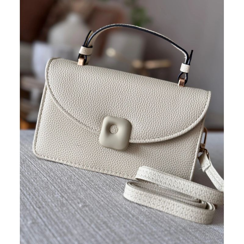 GENERICO - CROSSBODY BOLSO DE MANO CARTERA MORRAL DE FIESTA Y NOCHE BEIGE
