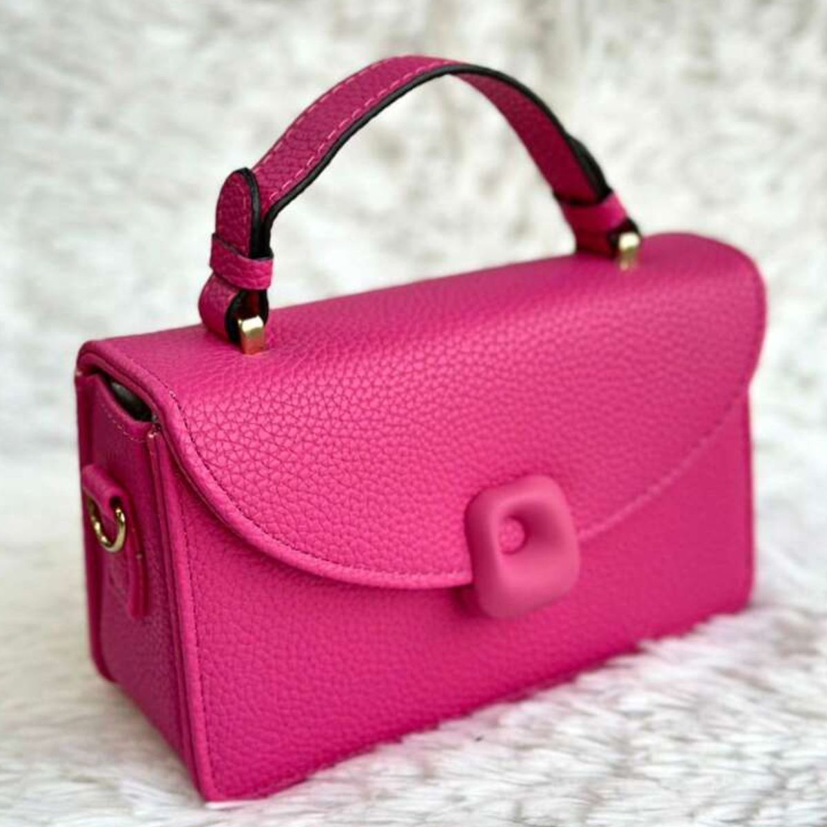 GENERICO - CROSSBODY BOLSO DE MANO CARTERA MORRAL DE FIESTA Y NOCHE FUCSIA