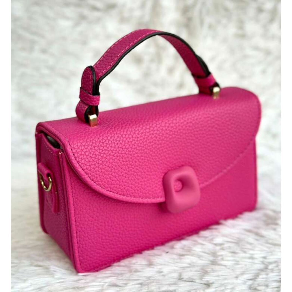 GENERICO - CROSSBODY BOLSO DE MANO CARTERA MORRAL DE FIESTA Y NOCHE FUCSIA