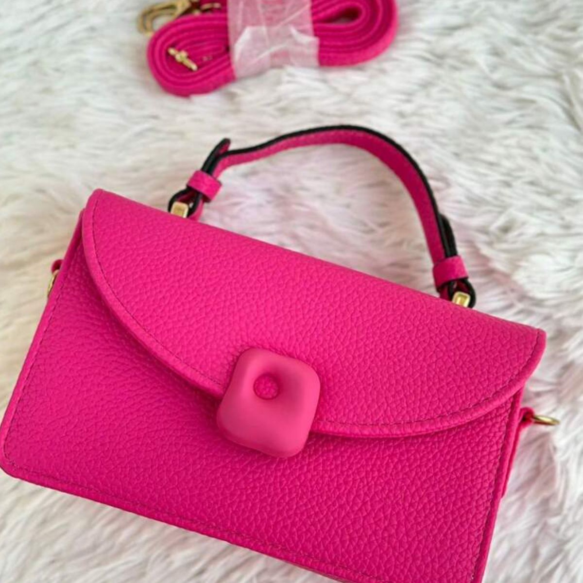 GENERICO - CROSSBODY BOLSO DE MANO CARTERA MORRAL DE FIESTA Y NOCHE FUCSIA