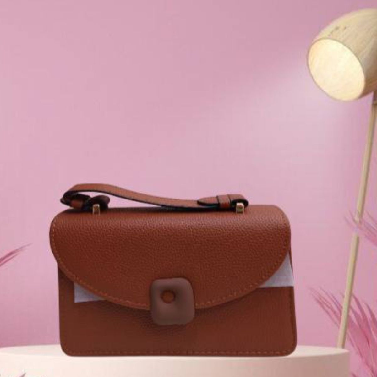 GENERICO - CROSSBODY BOLSO DE MANO CARTERA MORRAL DE FIESTA Y NOCHE CANELA