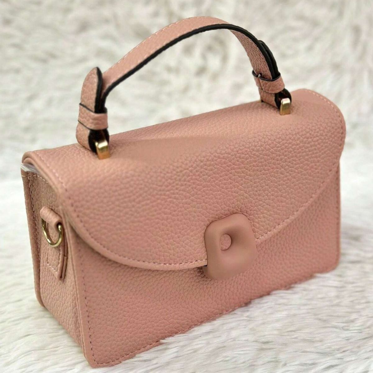 GENERICO - CROSSBODY BOLSO DE MANO CARTERA MORRAL DE FIESTA Y NOCHE PALO ROSA