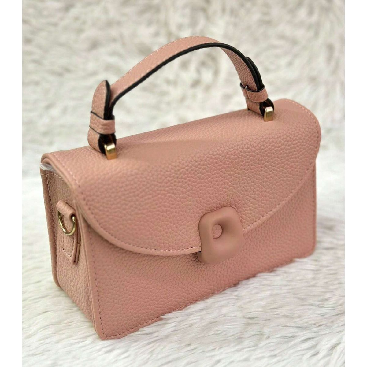 GENERICO - CROSSBODY BOLSO DE MANO CARTERA MORRAL DE FIESTA Y NOCHE PALO ROSA