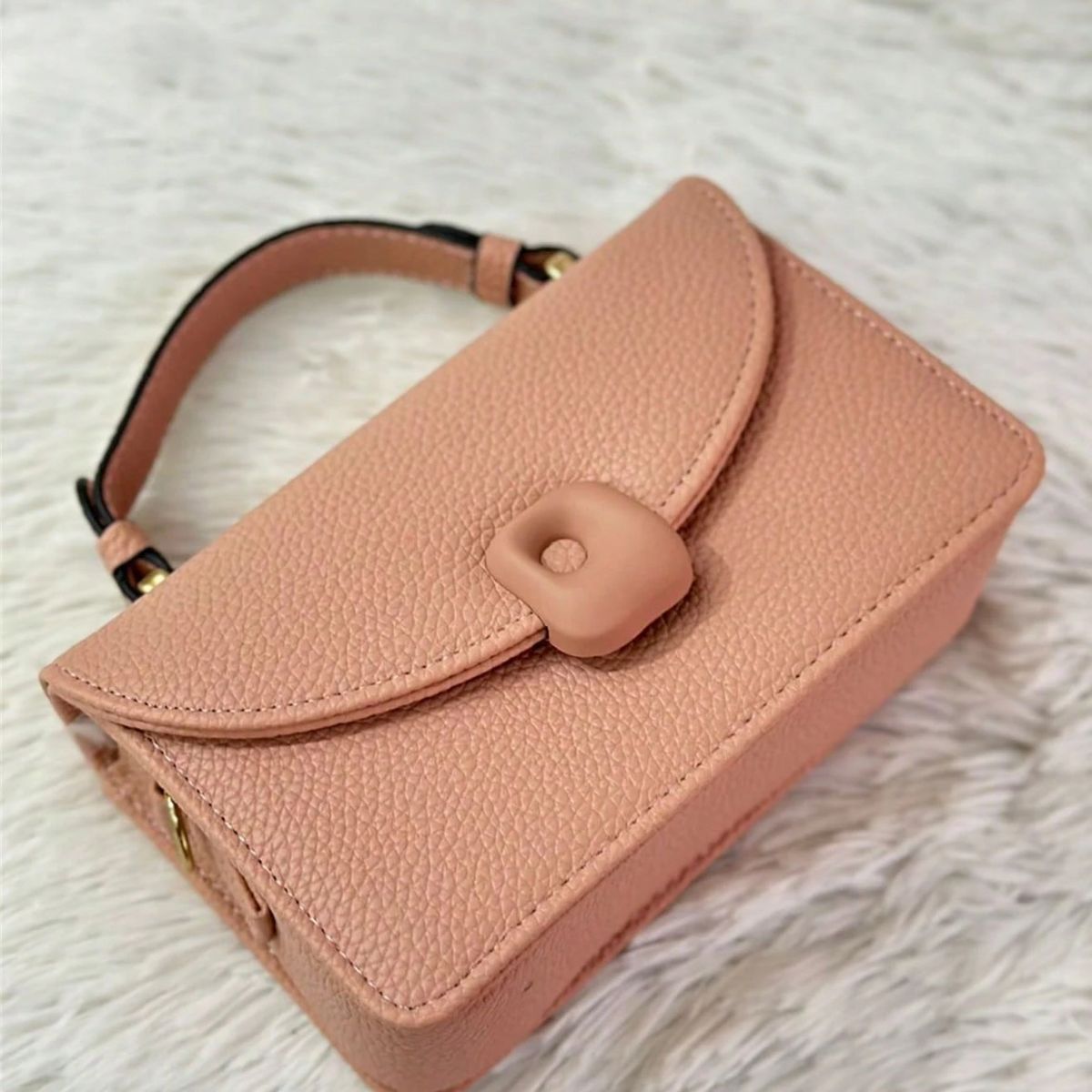 GENERICO - CROSSBODY BOLSO DE MANO CARTERA MORRAL DE FIESTA Y NOCHE PALO ROSA