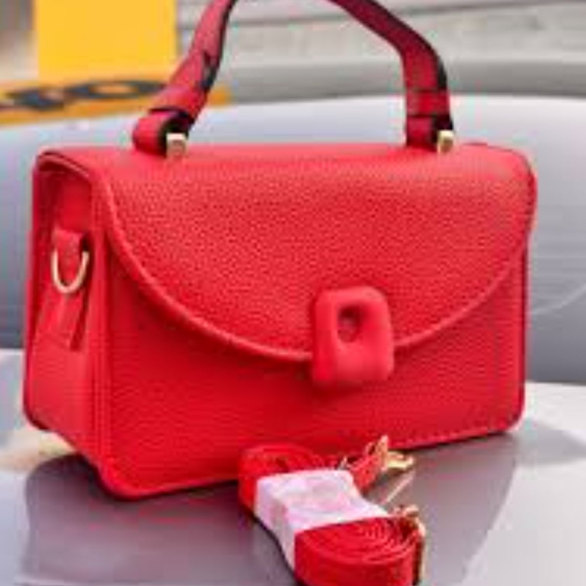 GENERICO - CROSSBODY BOLSO DE MANO CARTERA MORRAL DE FIESTA Y NOCHE ROJO