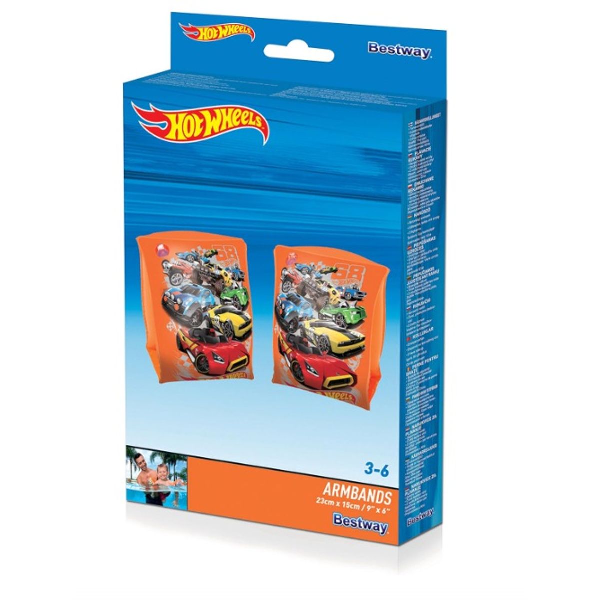 BESTWAY - Bracitos Inflables Brazalete Hotwhells Bestway