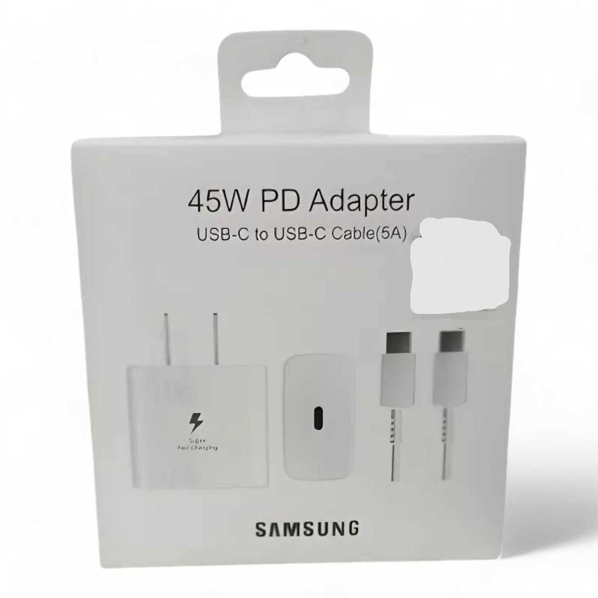 SAMSUNG - Cargador Para Samsung 45W Color Blanco Tipo C
