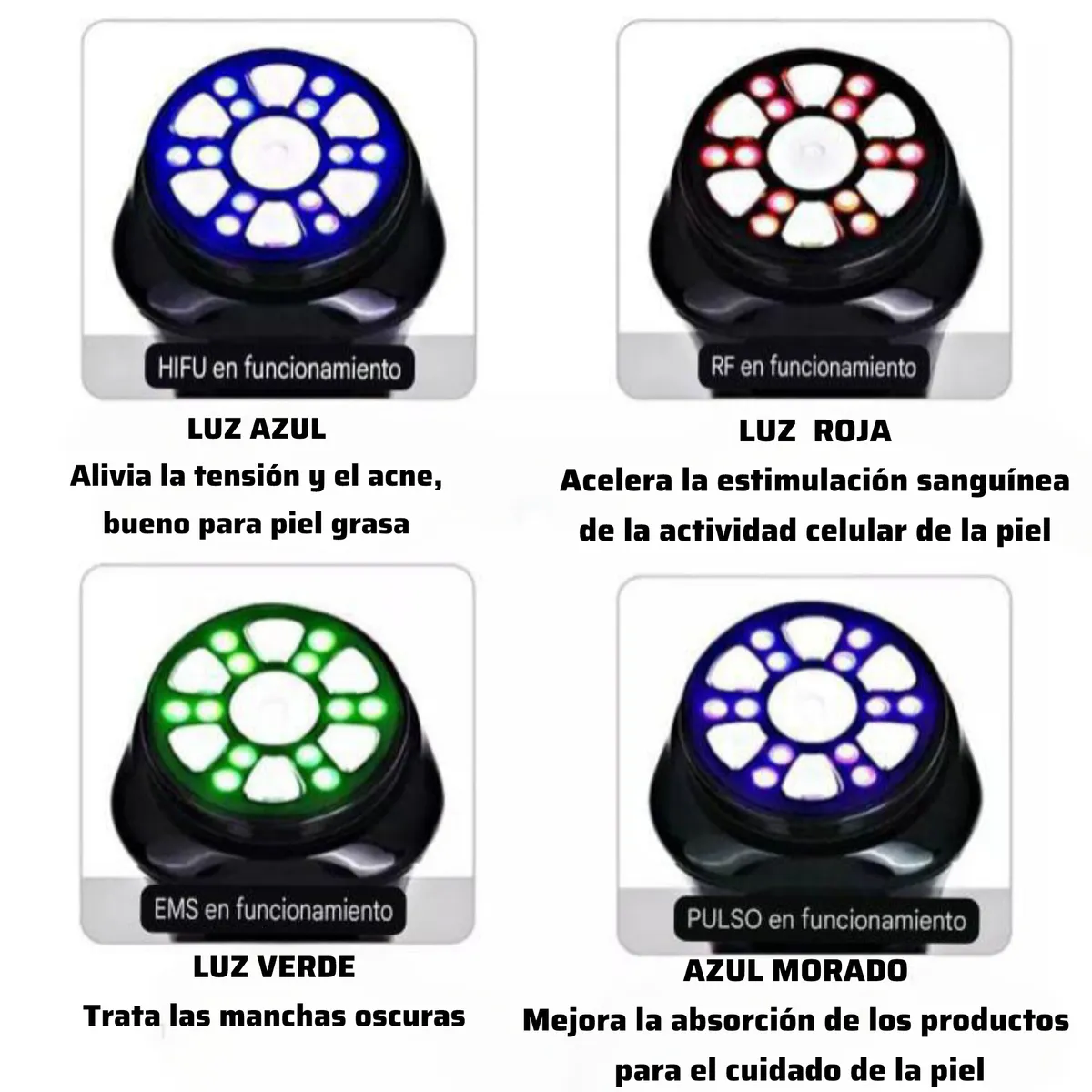 OEM - MINI HIFU 3ra GENERACION ULTRASONIDO+RADIOFRECUENCIA+FOTOTERAPIA+EMS