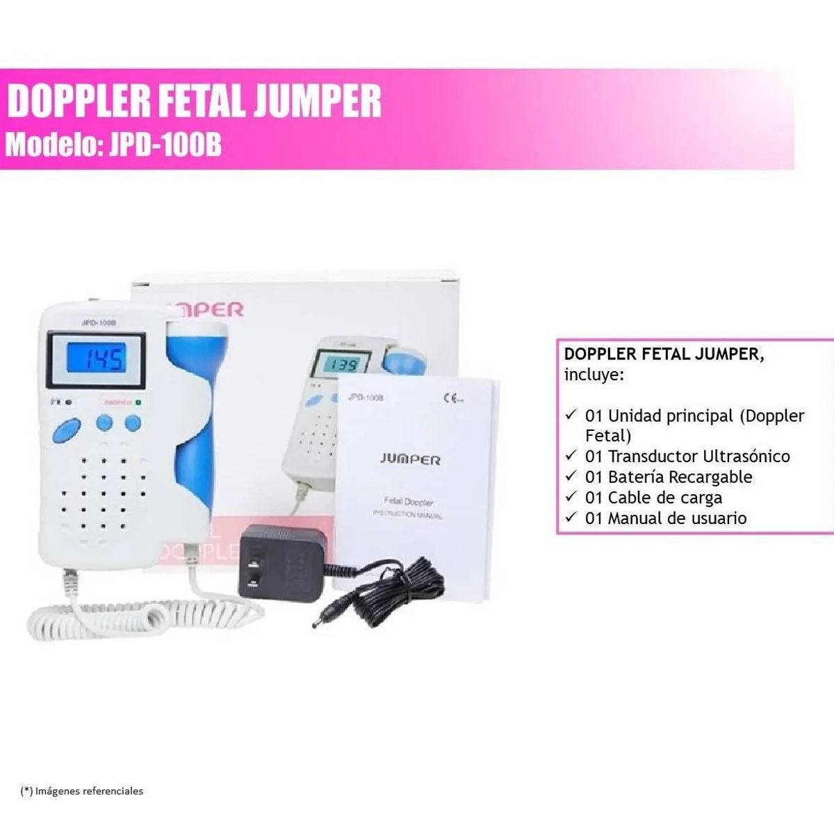 JUMPER - DOPLER FETAL JUMPER - MONITOR CARDIACO PRENATAL