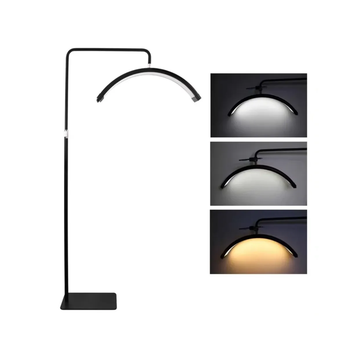 GENERICO - Lampara Lashista Media Luna Led para Camilla Salon Spa masaje