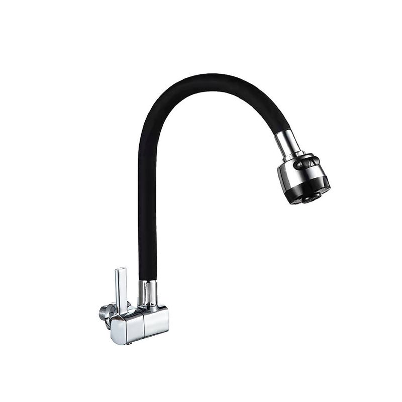 XM - LLAVE DE COCINA A LA PARED PICO FLEXIBLE NEGRO Z09521