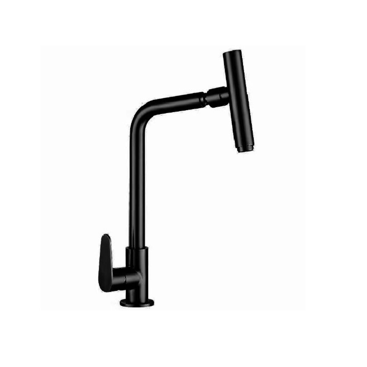 XM - LLAVE DE COCINA AL MUEBLE NEGRO LC304-107001