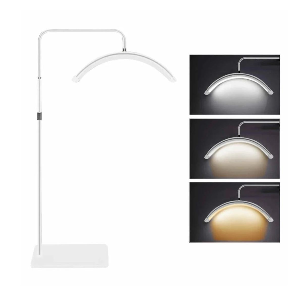 GENERICO - Lampara Lashista Media Luna Led para Camilla Salon Spa masaje