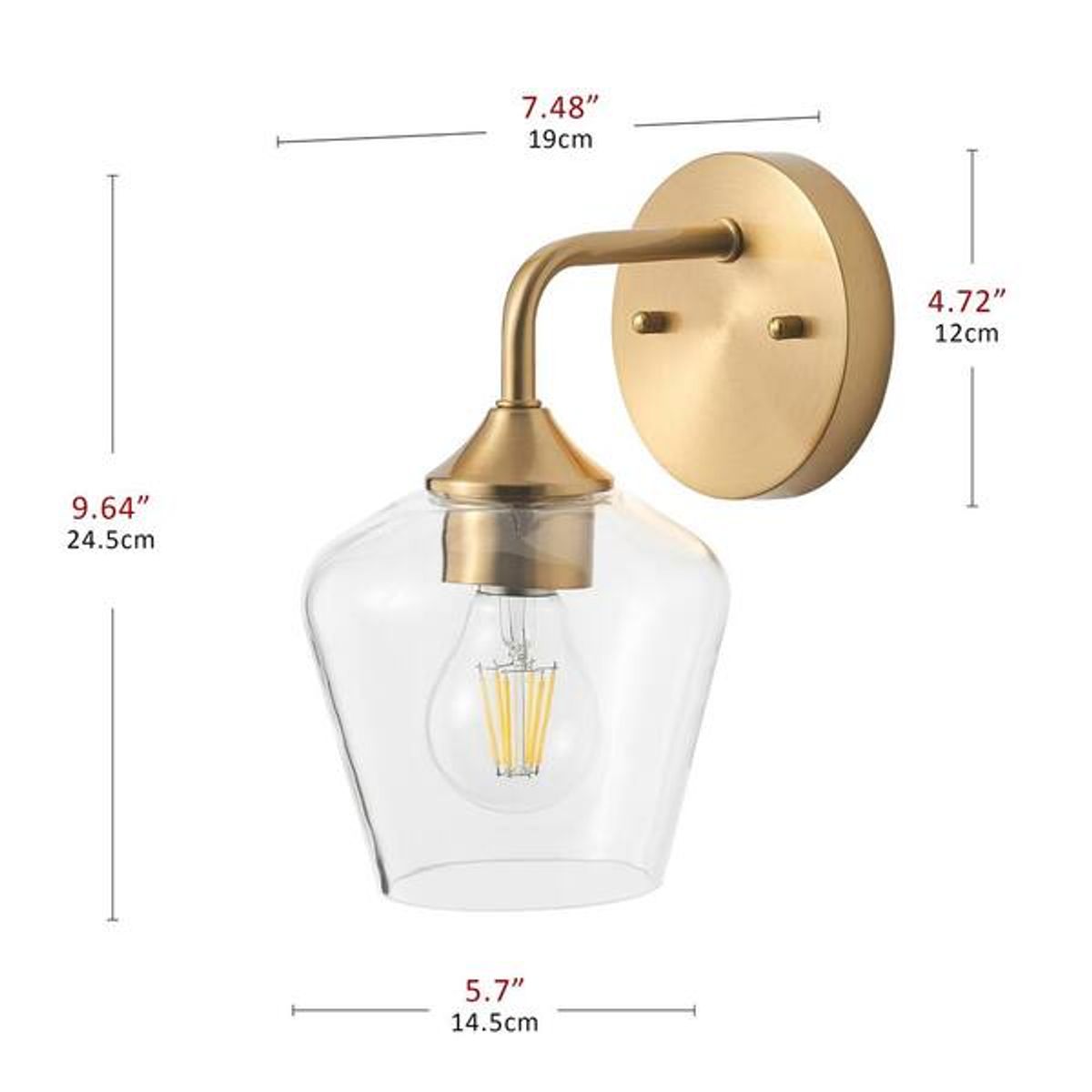 GENERICO - Aplique Soli Gold Led