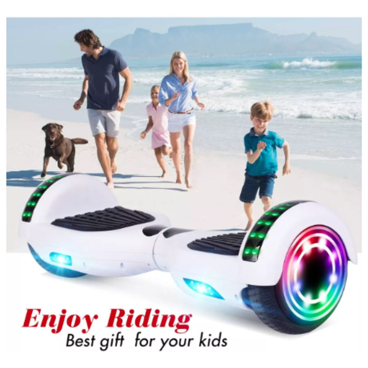 EASY FIT - Patineta Smart Balance Bluetooth Y Led Scooter 7