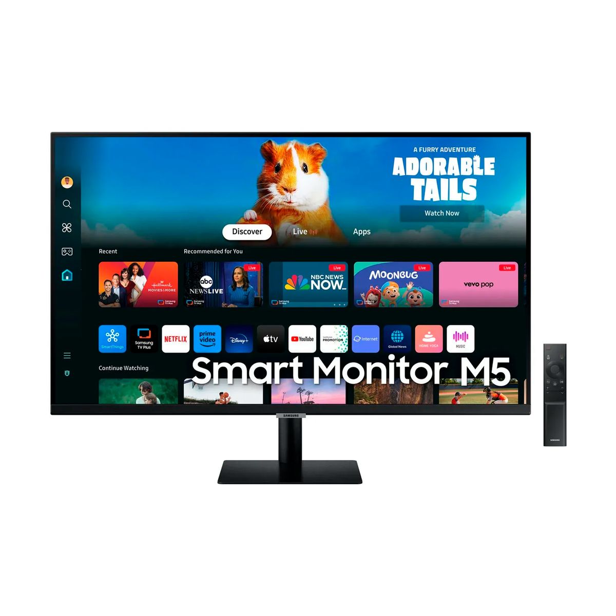 SAMSUNG - MONITOR SAMSUNG SMART M5 32 FHD 250CD 60HZ 4MS PN LS32DM500ELXPE