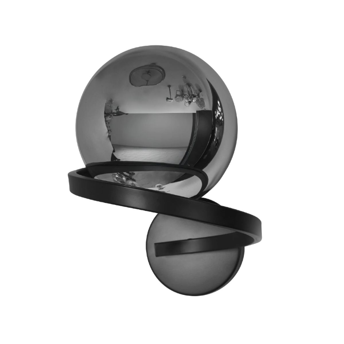 GENERICO - Aplique Roma Black Led