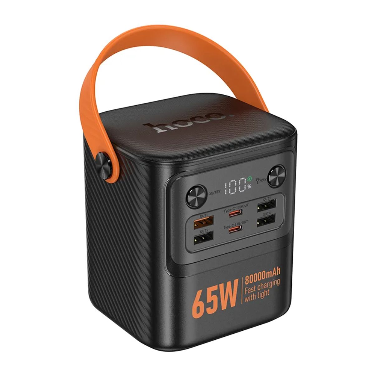 HOCO - Cargador Bateria Portatil Carga Rapida 65W Power Bank HOCO 80000mAh