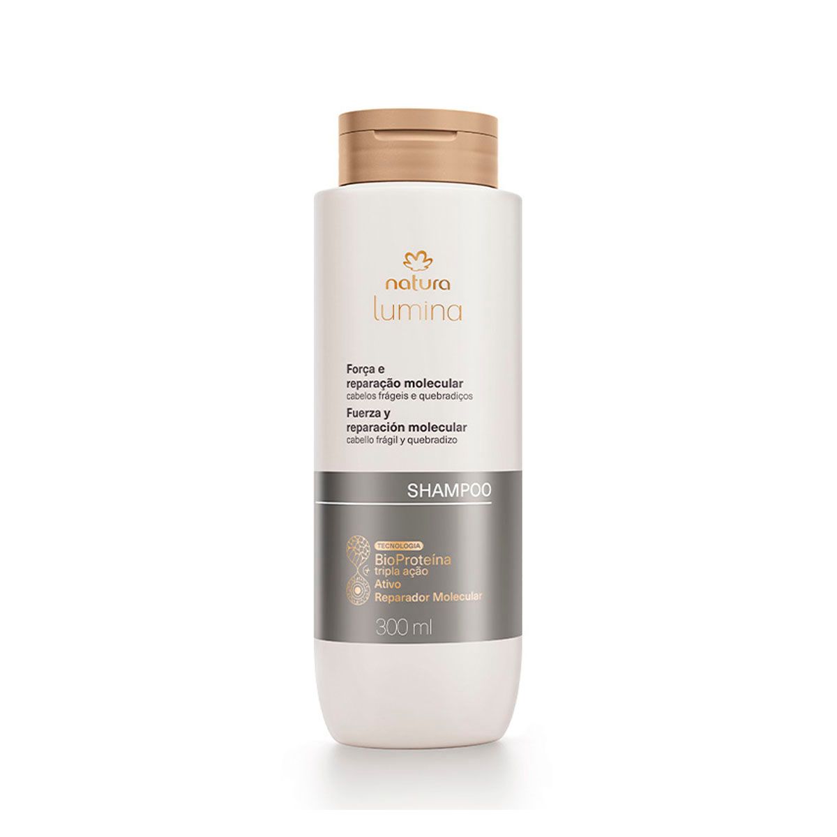 NATURA - Lumina Shampoo fuerza y reparación molecular 300ml