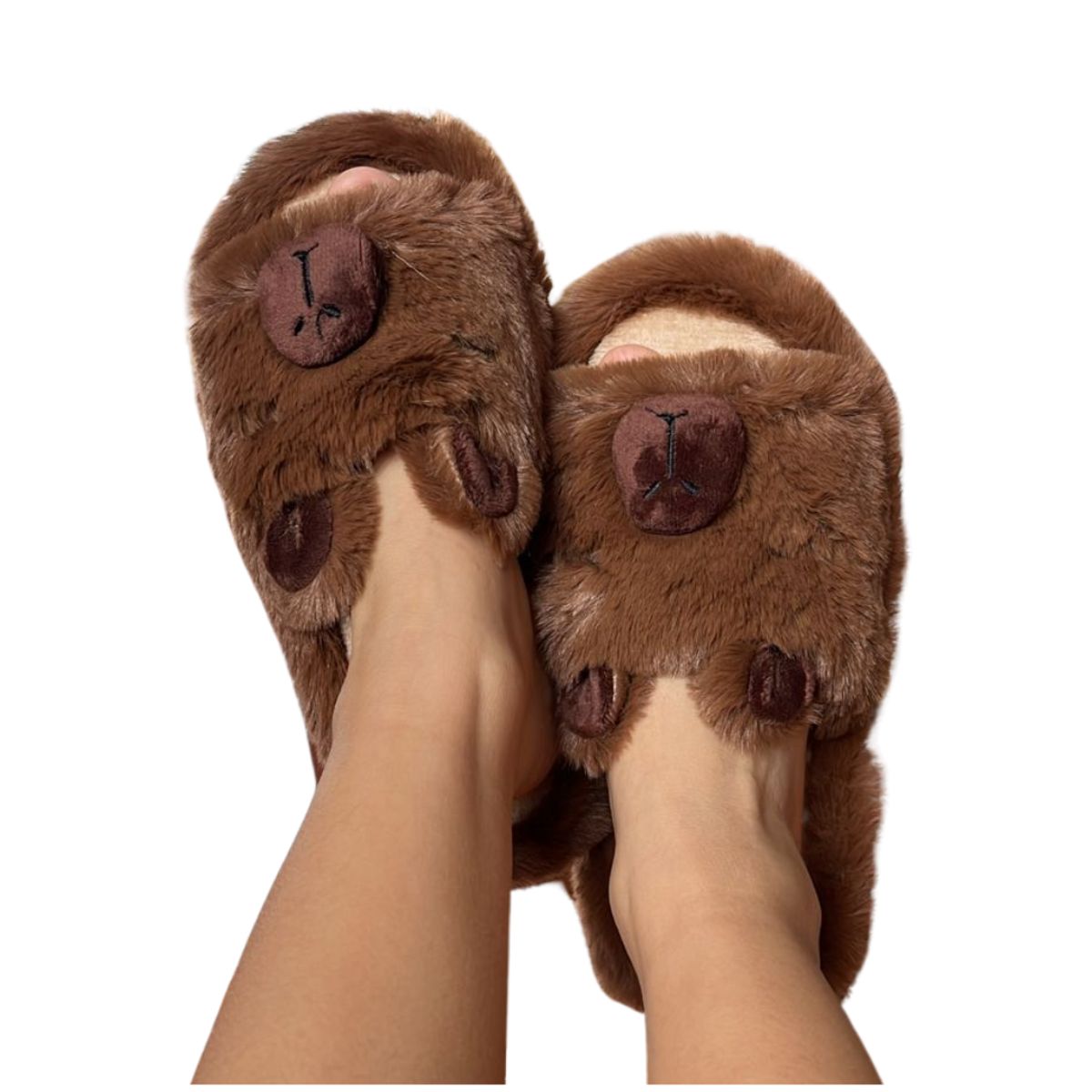 INSPIRA MARKET - Pantuflas de Capibara Kawai