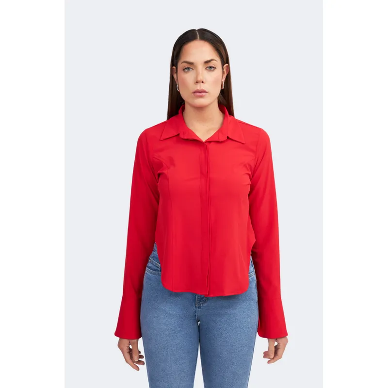 BANATY - BLUSA CORSET MANGA LARGA SCARLET DE MUJER
