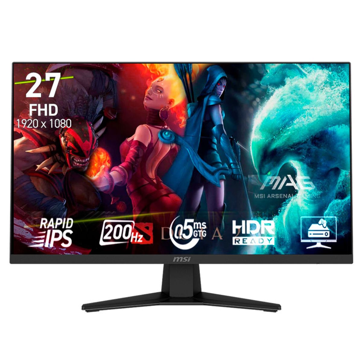 MSI - Monitor MSI MAG 274F 05ms HDR y Rapid IPS 200HZ