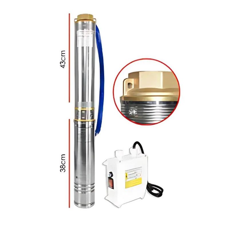 GENERICO - Bomba Sumergible Pozo 4’’ SDM 220V 15HP 110KW 1FASE