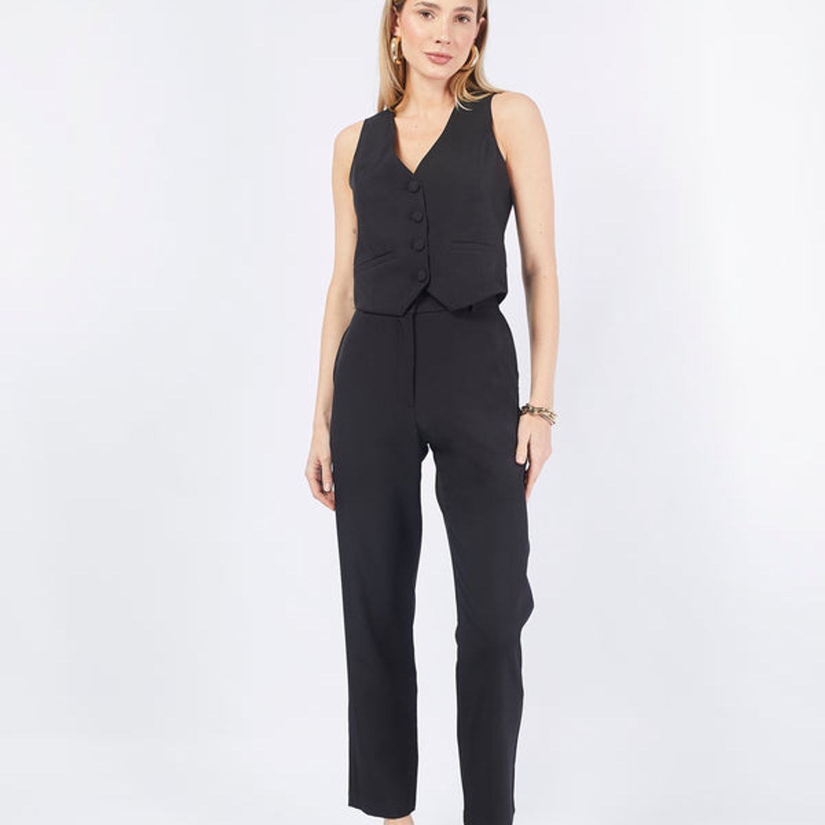 BANATY - PANTALÓN SASTRE SEMI PITILLO VIRGINIA DE MUJER