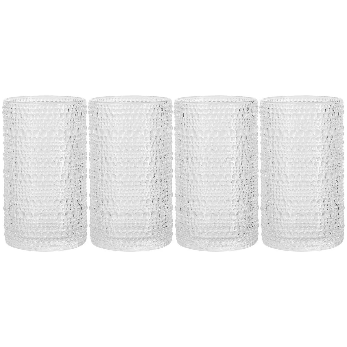 HOME ESSENTIALS - Set x 4 vasos Halo 440ml