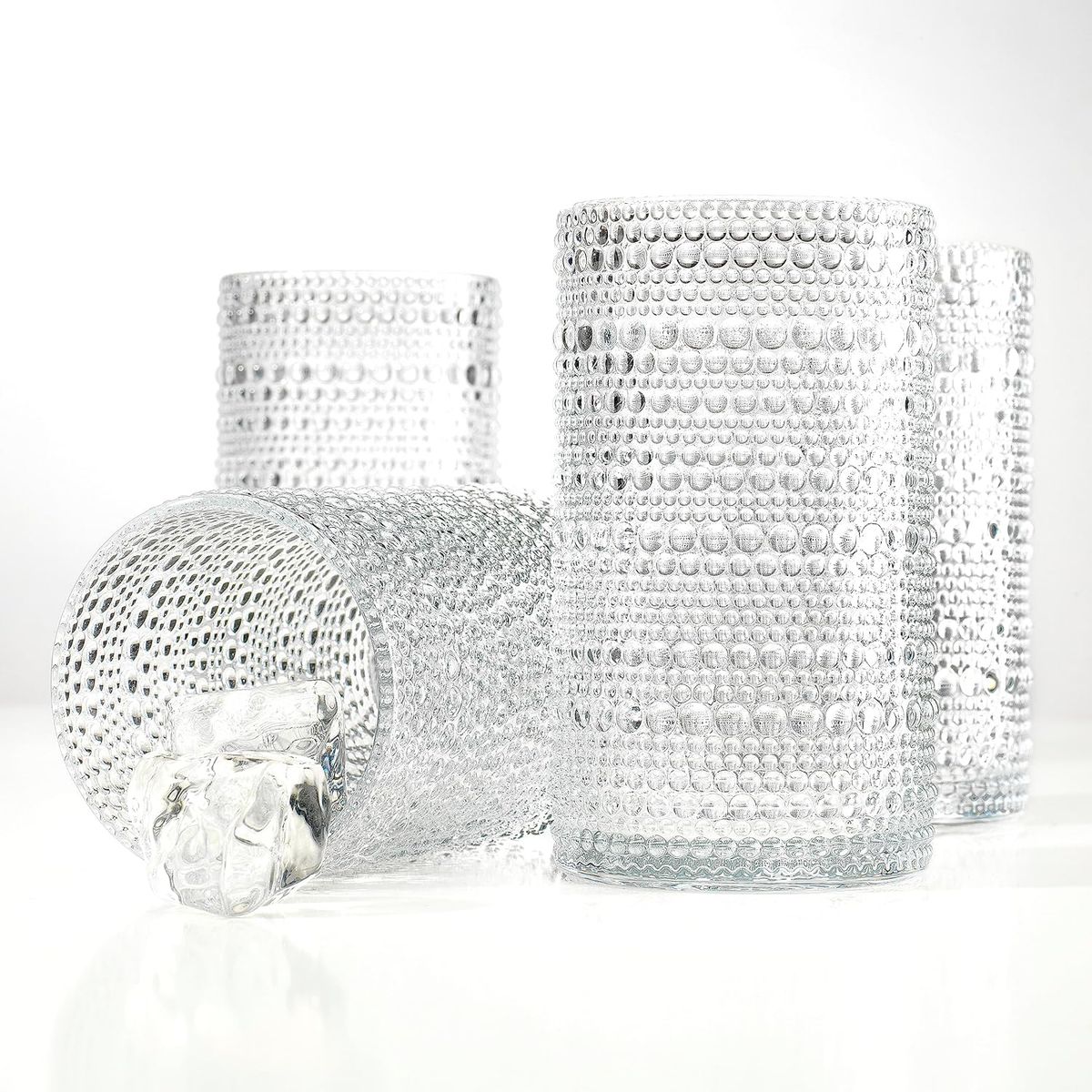 HOME ESSENTIALS - Set x 4 vasos Halo 440ml