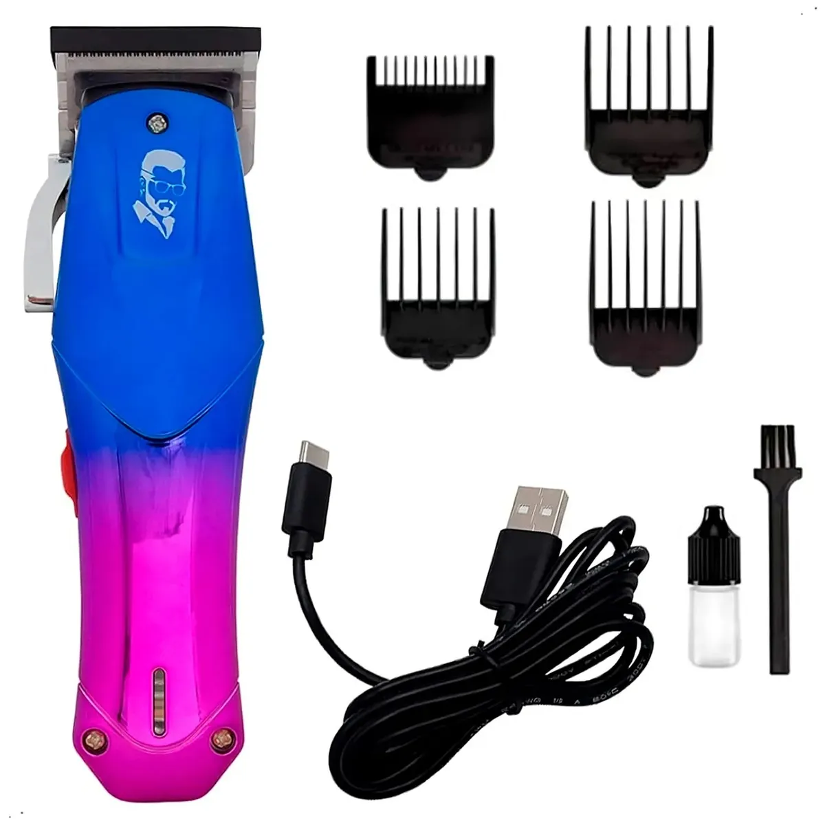 KEMEI - Kemei Maquina de Cortar Cabello Inalámbrica Profesional KM-1218