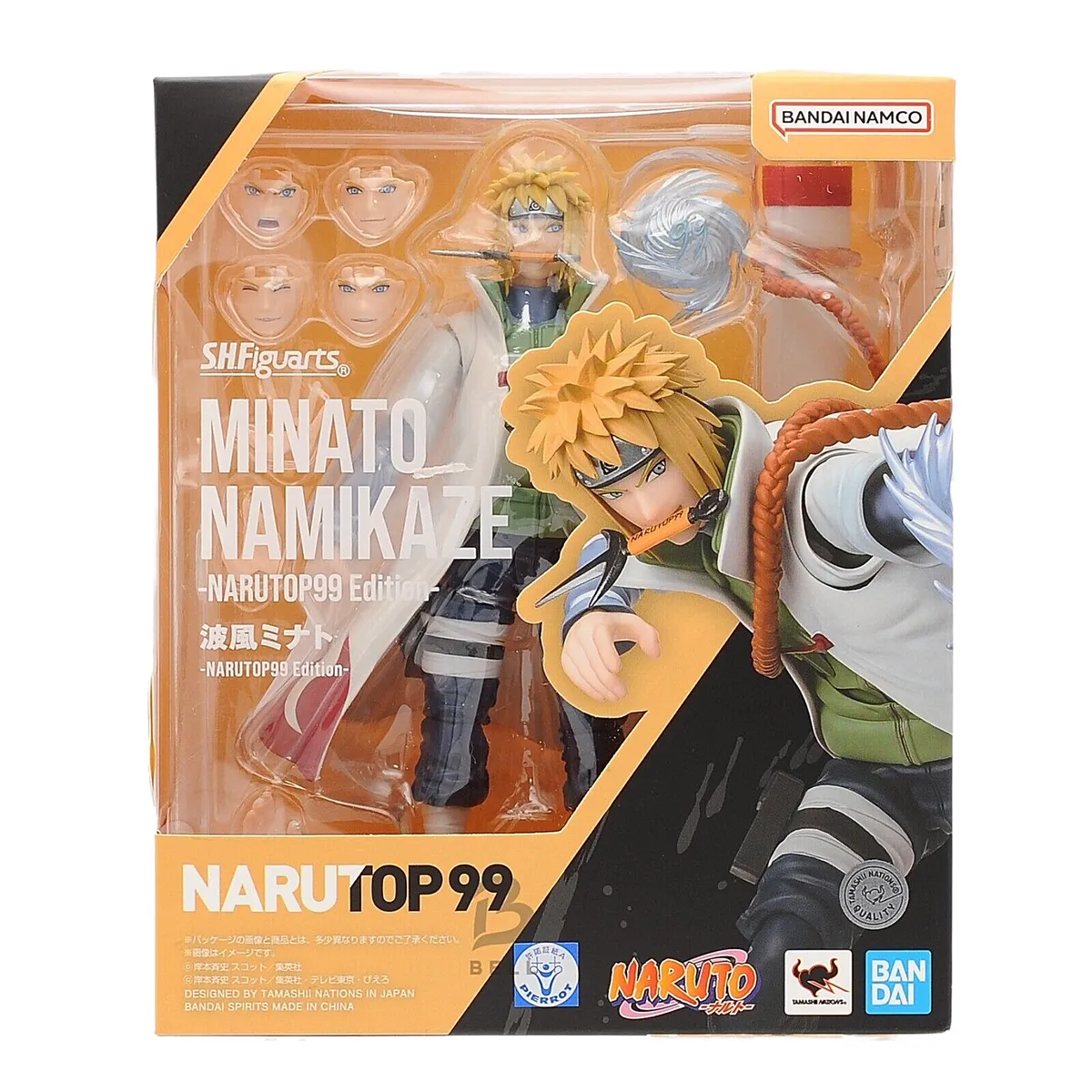 BANDAI - Figura Minato Namizake SH Figuarts NARUTOP99 Edition