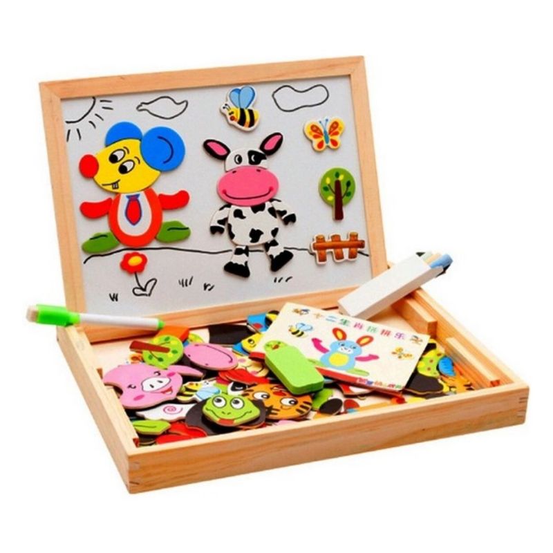 GENERICO - Pizarra Magnetica Con Animalitos