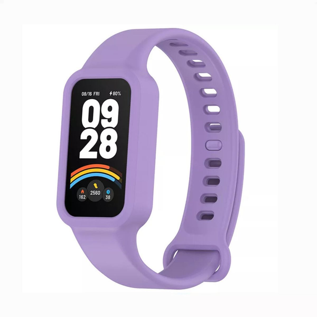 GENERICO - Correa Silicona Para Xiaomi Band 9 Active - Lila