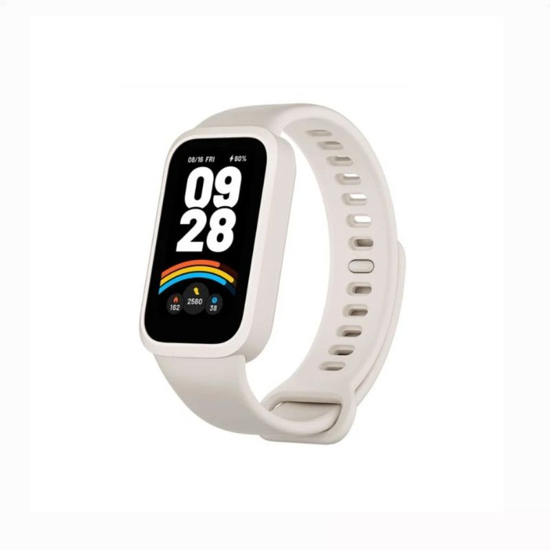 GENERICO - Correa Silicona Para Xiaomi Band 9 Active - Crema