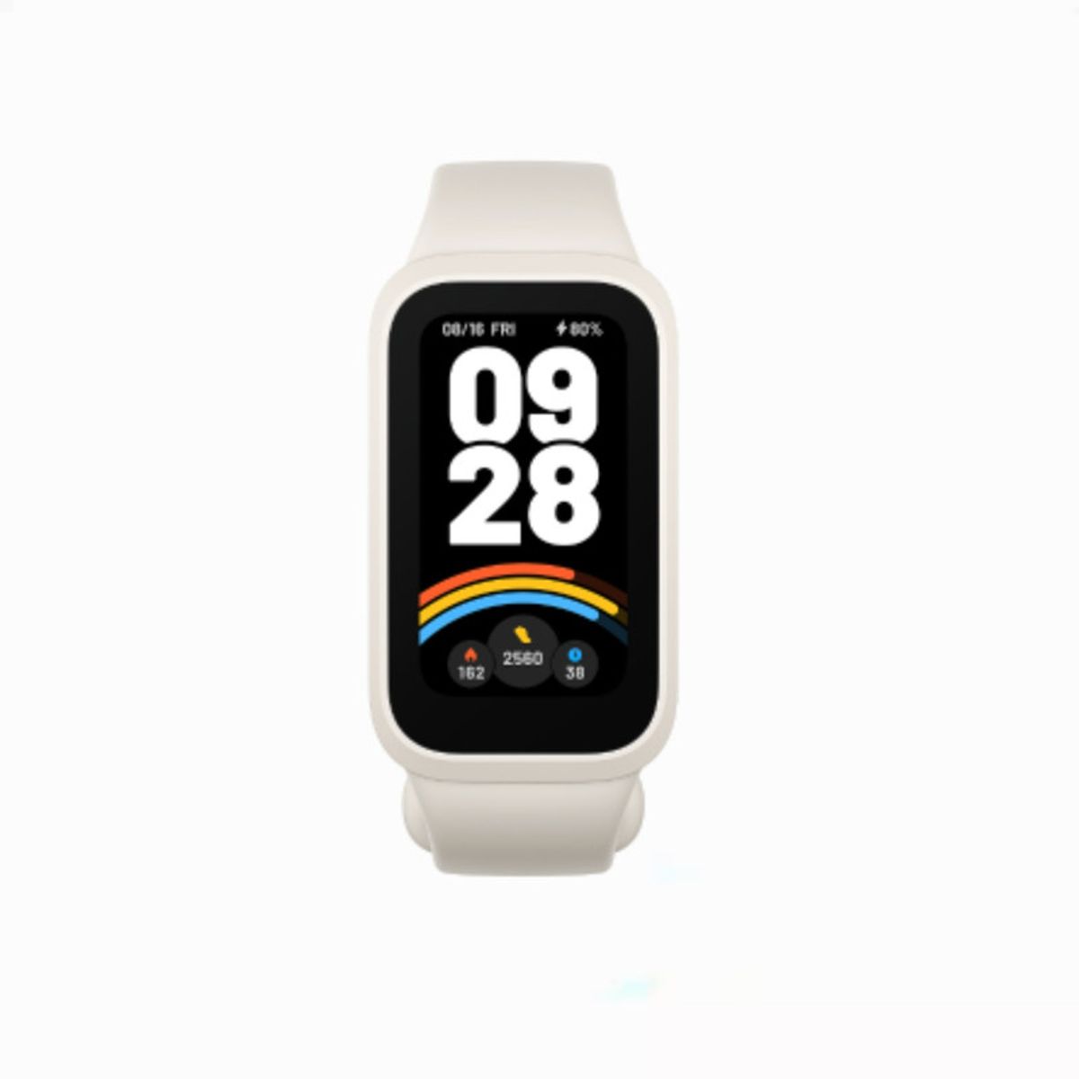 GENERICO - Correa Silicona Para Xiaomi Band 9 Active - Crema