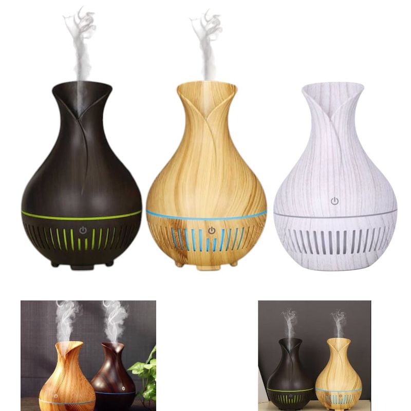 OEM - Pack x3 Humidificadores Ultrasónicos 150mL con Luz RGB Aromática