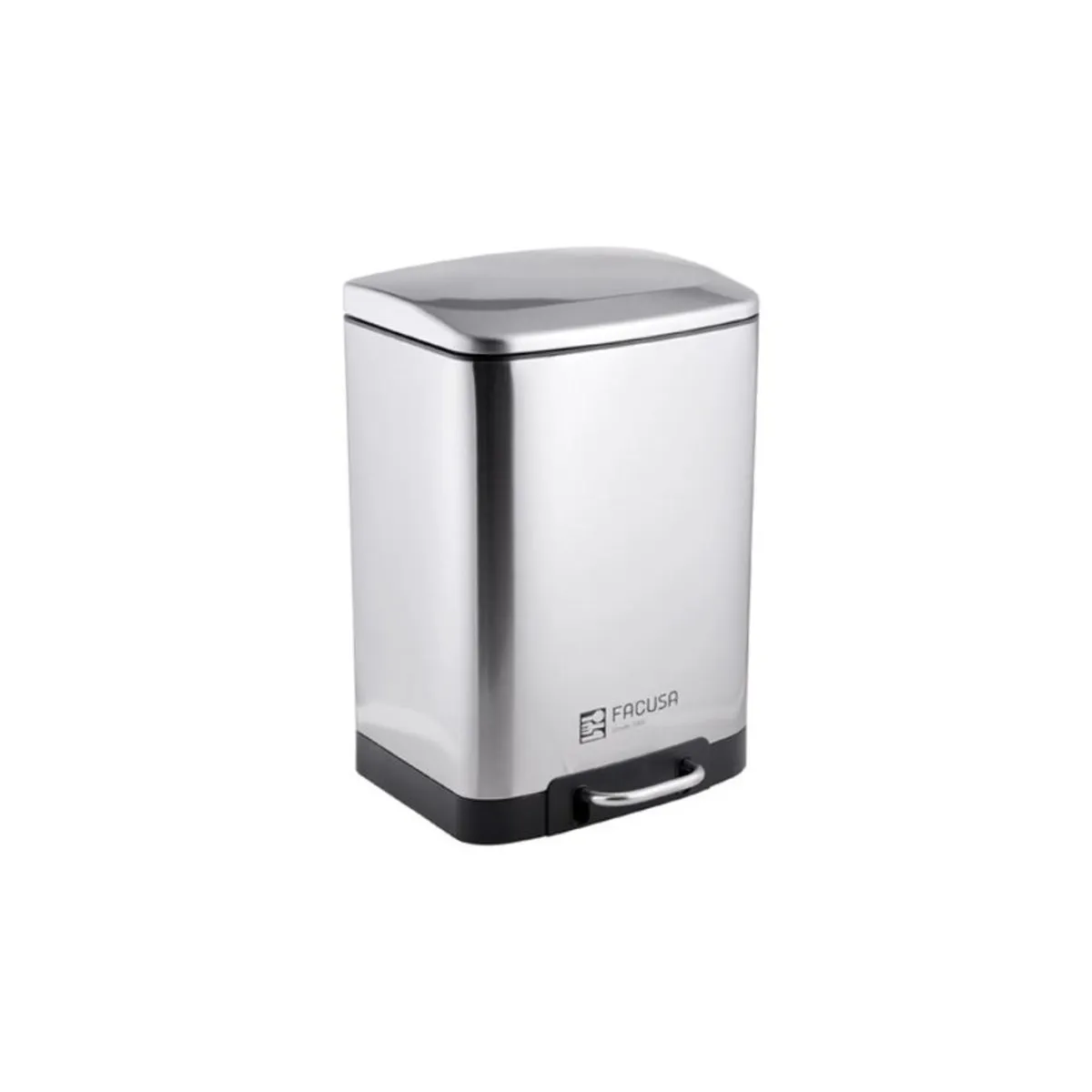 FACUSA - Papelera 3Lt Inox Facusa con Pedal-330442A