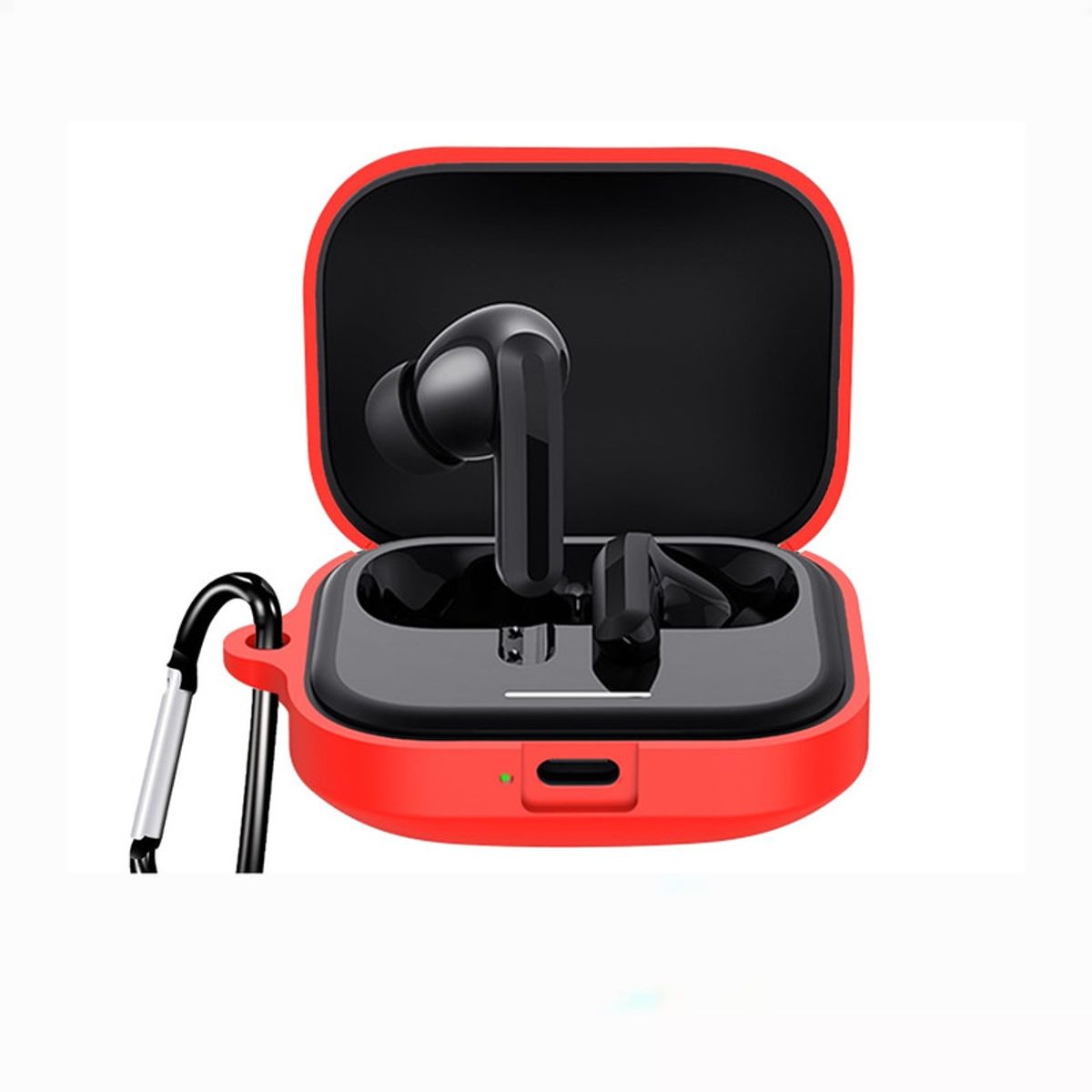 GENERICO - Case Silicona Para Xiaomi Buds 6 PLAY - Rojo