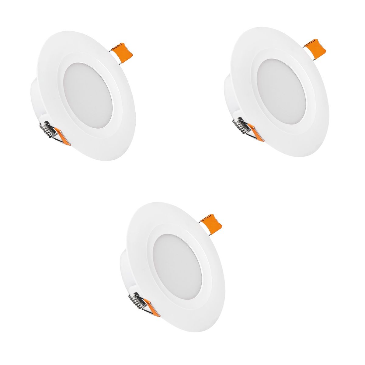 EVOLITE - Pack 3 Octogonal led evolite 12w empotrado DIA